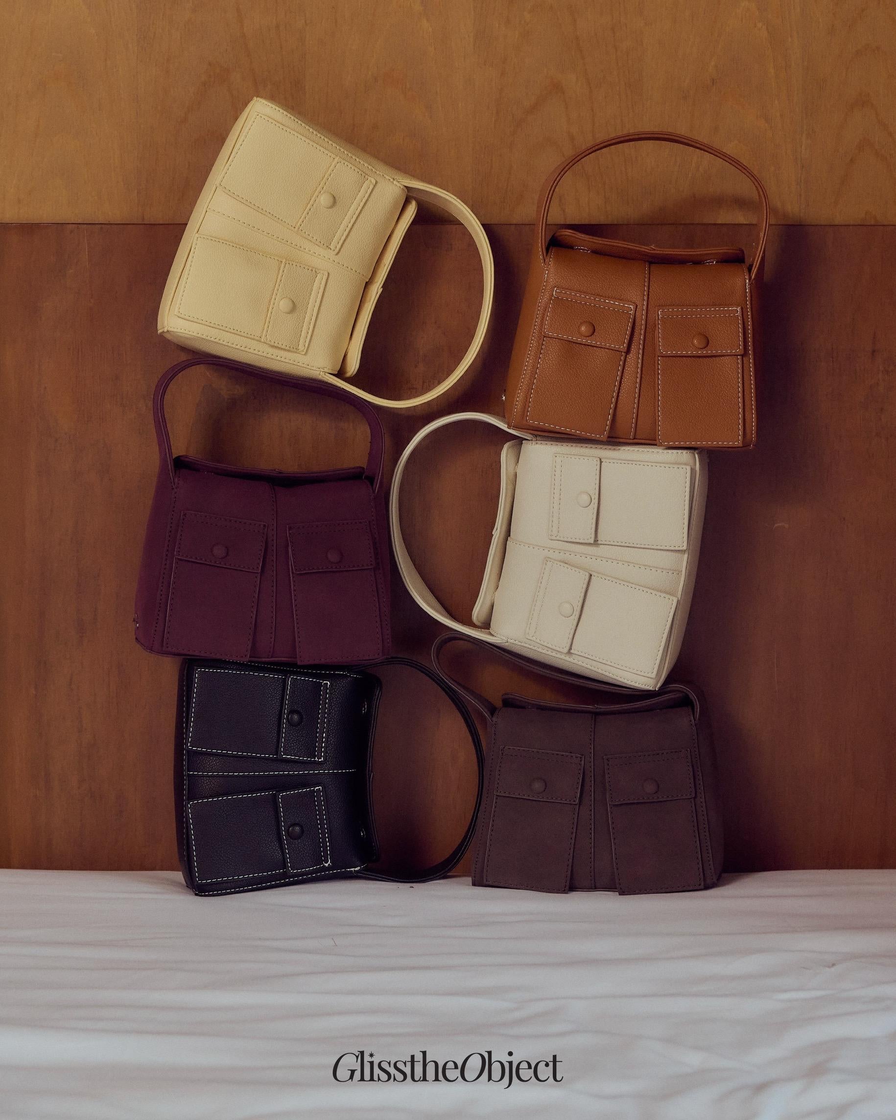 (PRE-ORDER - TRUFFLE, FLOUR, GINGER and BUTTER WILL BE SHIPPED 31 AUG) GAIA MINI HANDBAG